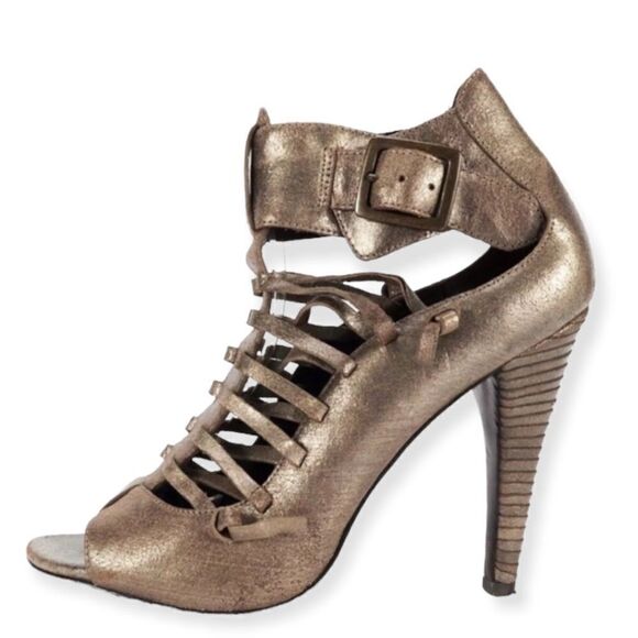 Elizabeth and James SZ 7.5 caged heels - Picture 1 of 3